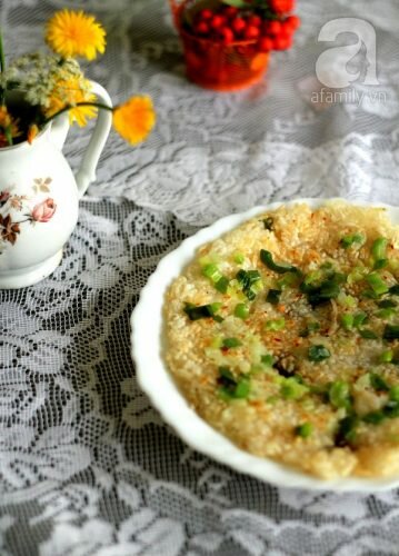 Tận dụng cơm nguội làm cơm cháy mỡ hành siêu ngon 2