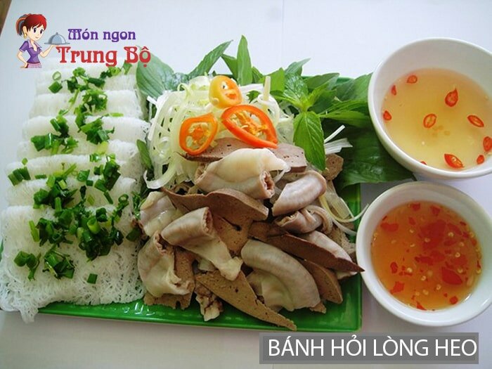 Bánh hỏi lòng heo đặc sản miền Trung