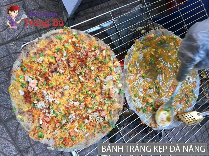 Bánh tráng kẹp đặc sản miền Trung