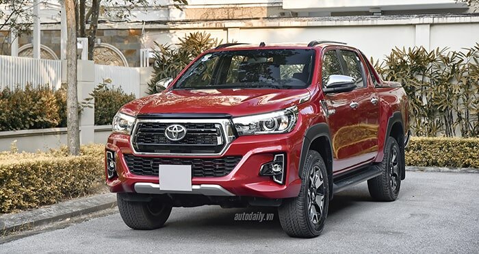 Toyota Hilux được thiết kế khá khỏe khoắn Toyota Hilux được thiết kế khá khỏe khoắn