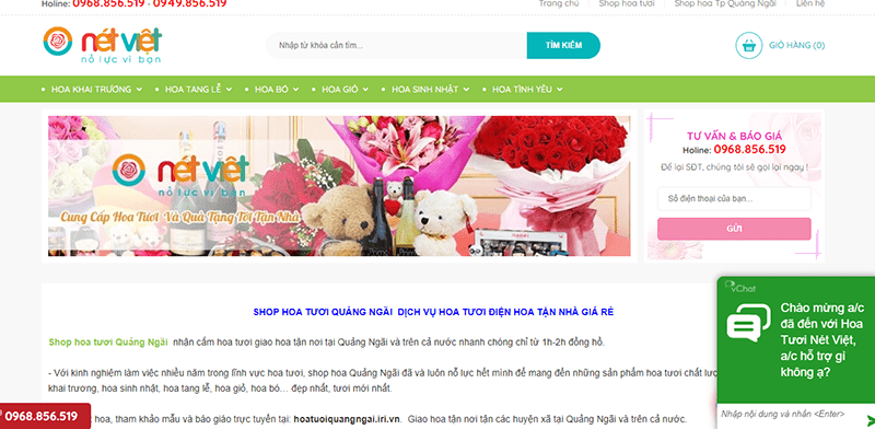 Shop Điện hoa Nét Việt Quảng Ngãi