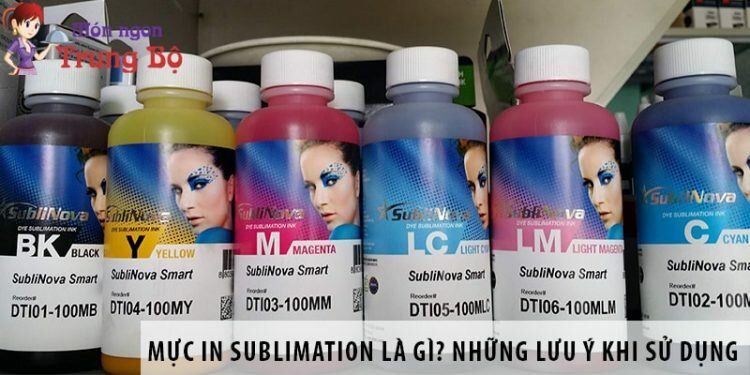 Mực in Sublimation là gì? Những lưu ý khi sử dụng