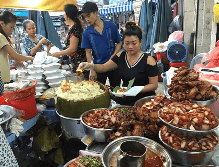 Bán các loại xôi ăn sáng