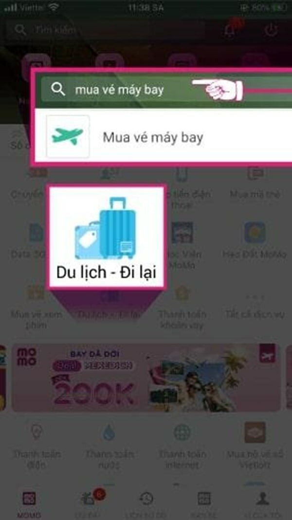 Kinh nghiệm đặt vé máy bay Vinh siêu tiết kiệm và cực đơn giản tại MoMo 2 Kinh nghiệm đặt vé máy bay Vinh siêu tiết kiệm và cực đơn giản tại MoMo 2