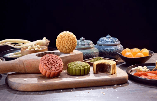 Bánh trung thu nhân sâm đông trùng hạ thảo độc đáo 