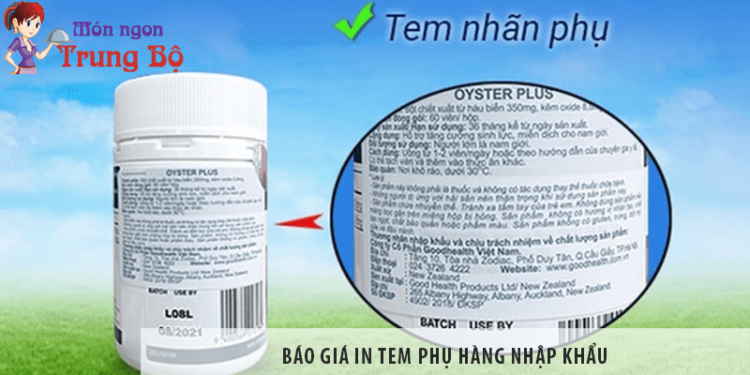 Báo giá in tem phụ hàng nhập khẩu