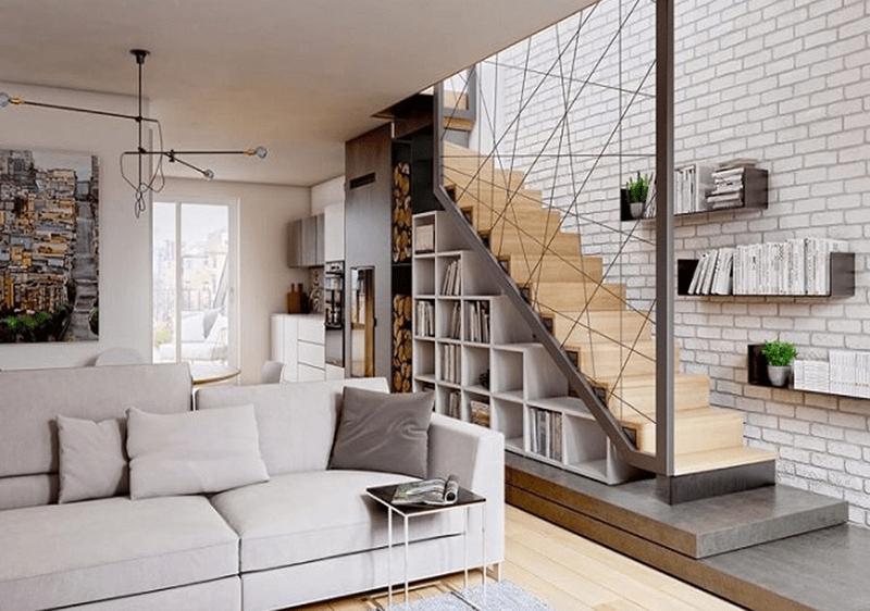 TOP 7 mẫu cầu thang sắt nhà gác lửng đẹp, giá rẻ năm 2022 5 TOP 7 mẫu cầu thang sắt nhà gác lửng đẹp, giá rẻ năm 2022