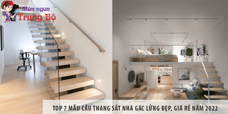 TOP 7 mẫu cầu thang sắt nhà gác lửng đẹp, giá rẻ năm 2022